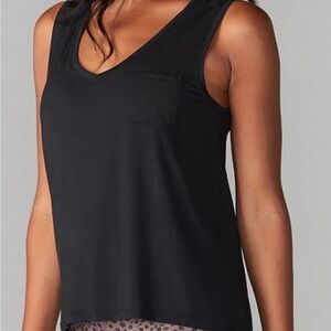 Classic Black V-Neck Tank Top